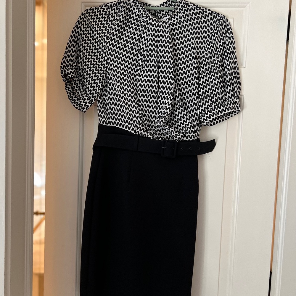 Trina Turk black and white dress